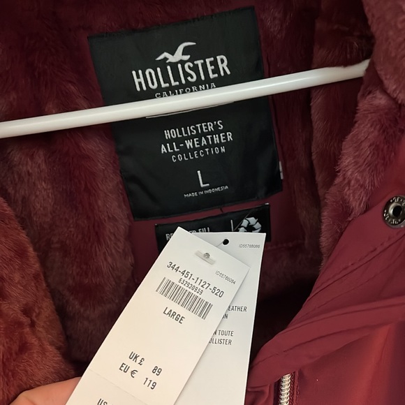 Brandnew Hollister All Weather Jacket - Picture 3 of 4